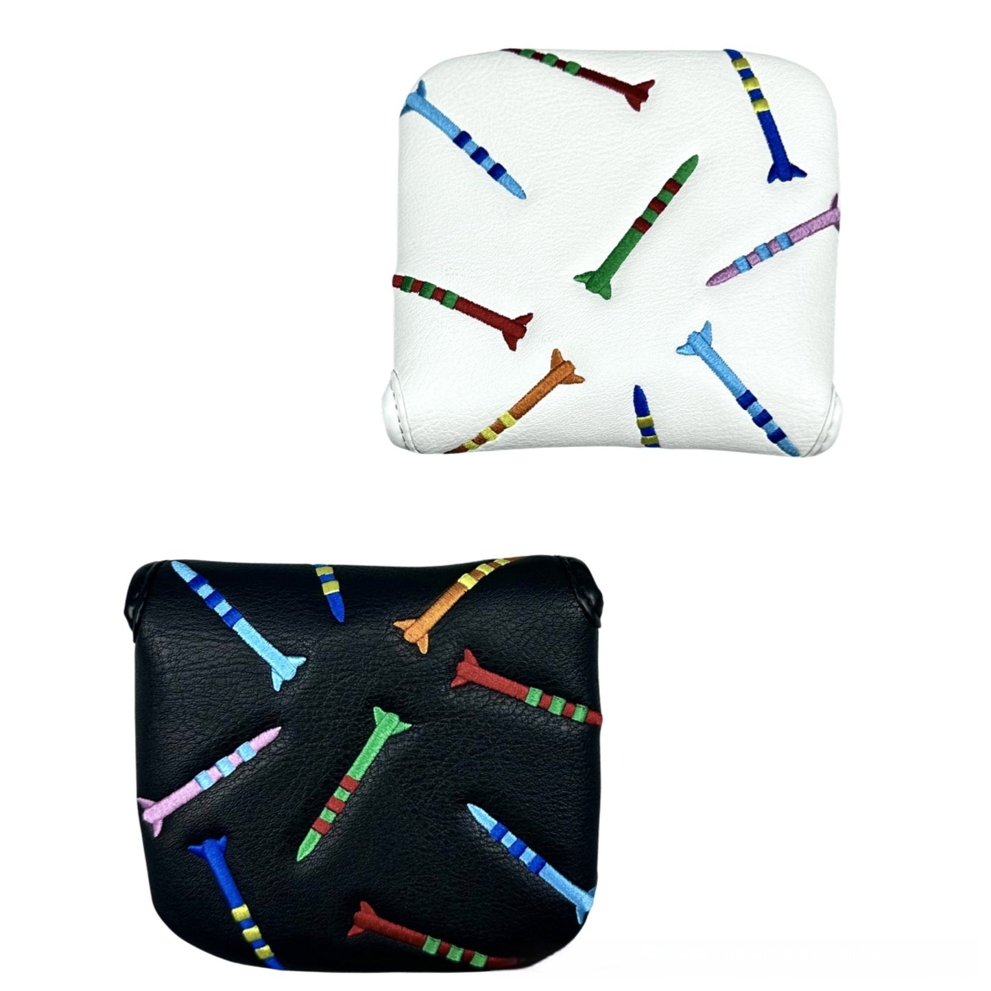Golf Rocket Pattern Square Putter Protective Sleeve