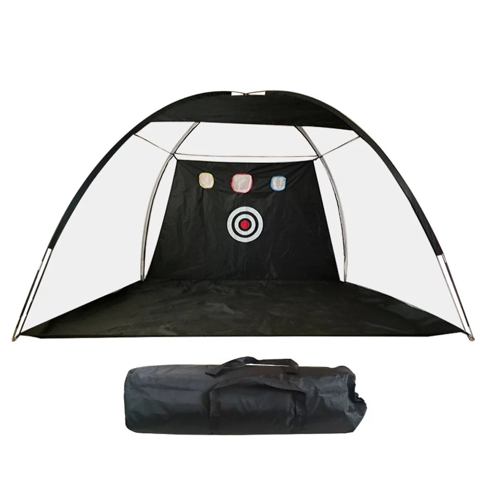 Indoor Outdoor Golf Chipping Net Collapsible Golf Pitching Cages Foldable Golf Practice Net Golf Training Equipment