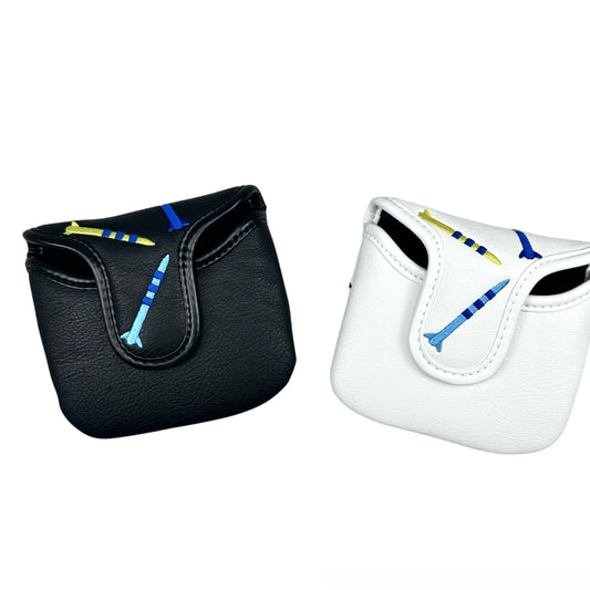 Golf Rocket Pattern Square Putter Protective Sleeve