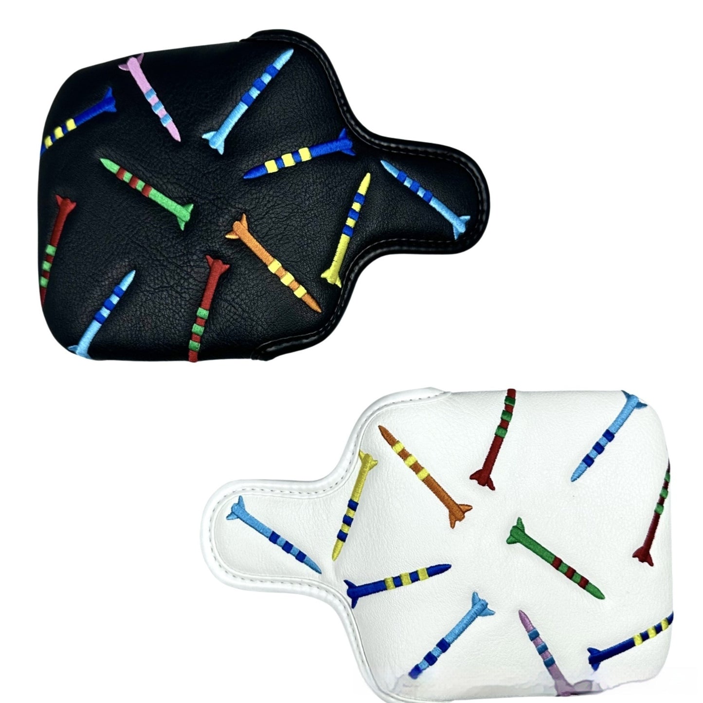 Golf Rocket Pattern Square Putter Protective Sleeve