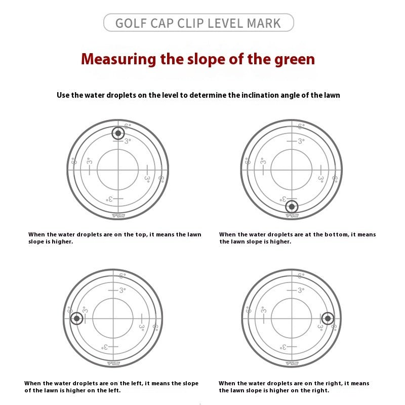 Hat Clip Ballmarker Balance tester