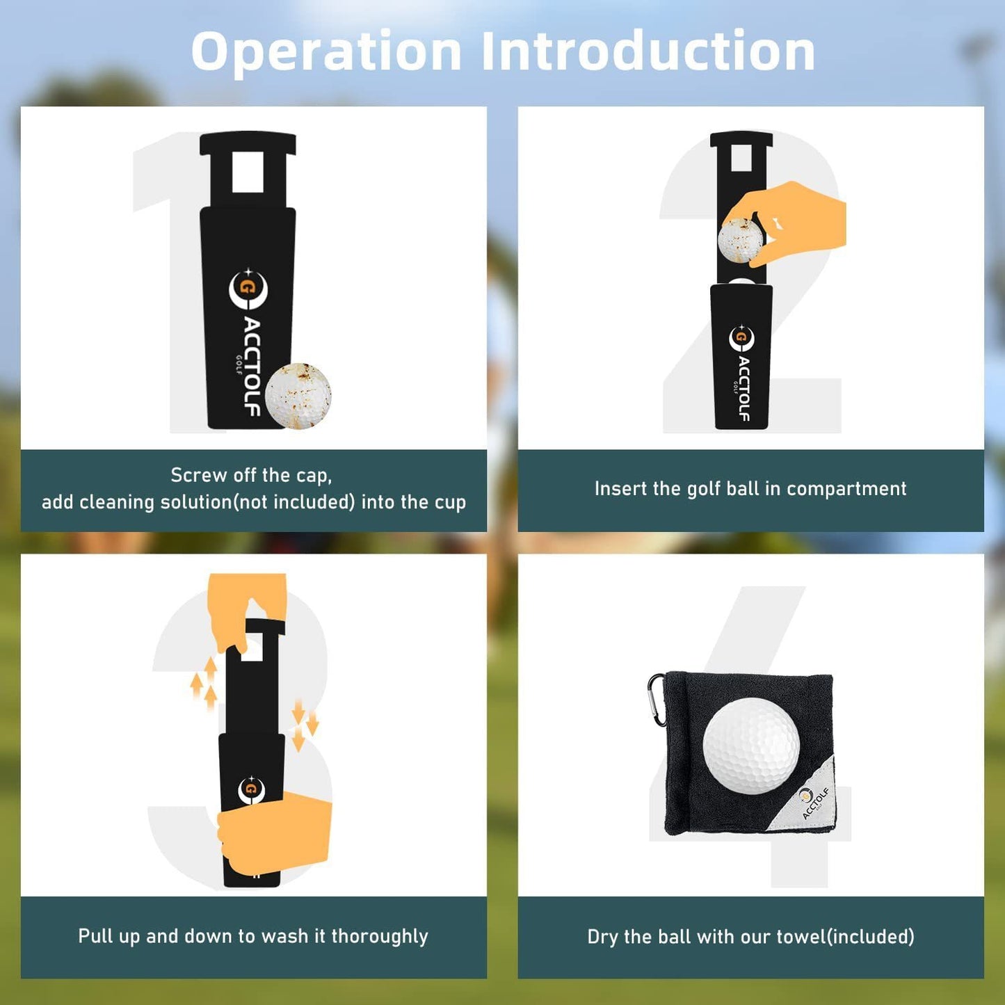 Portable Golf Cleaner Golf