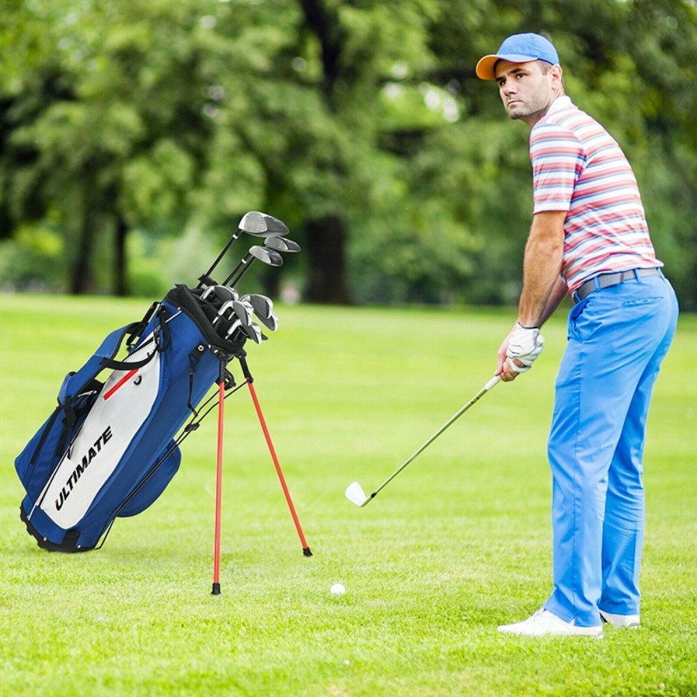 Men's Profile Complete Golf Club Package Set Includes 10 Pieces
