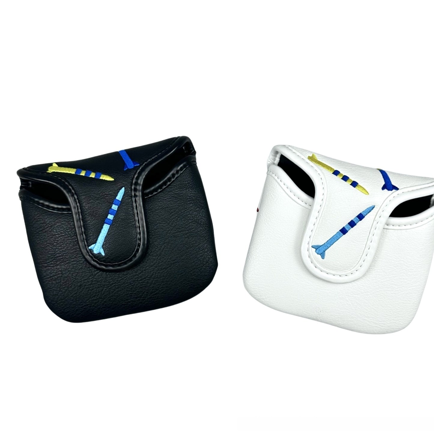 Golf Rocket Pattern Square Putter Protective Sleeve